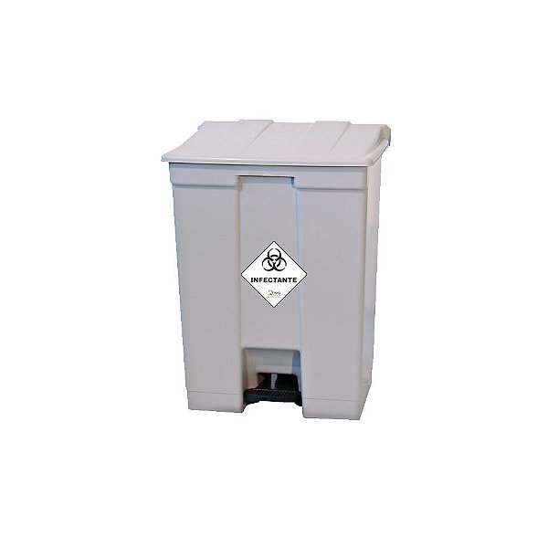 Lixeira 60 Litros Em Plástico Com Pedal