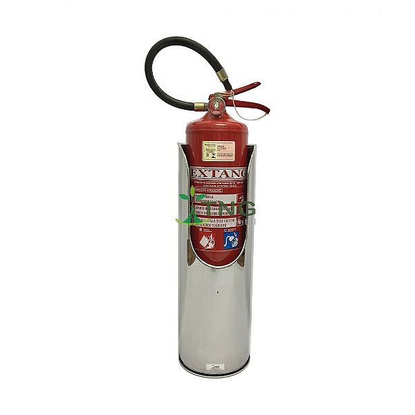 Suporte Em Aço Inox Para Extintores de Pó