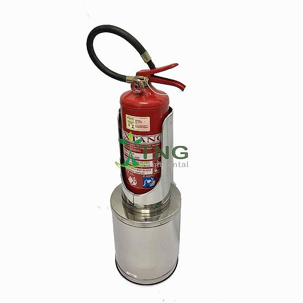 Porta Extintor Em Aço Inox Para Extintores de Pó