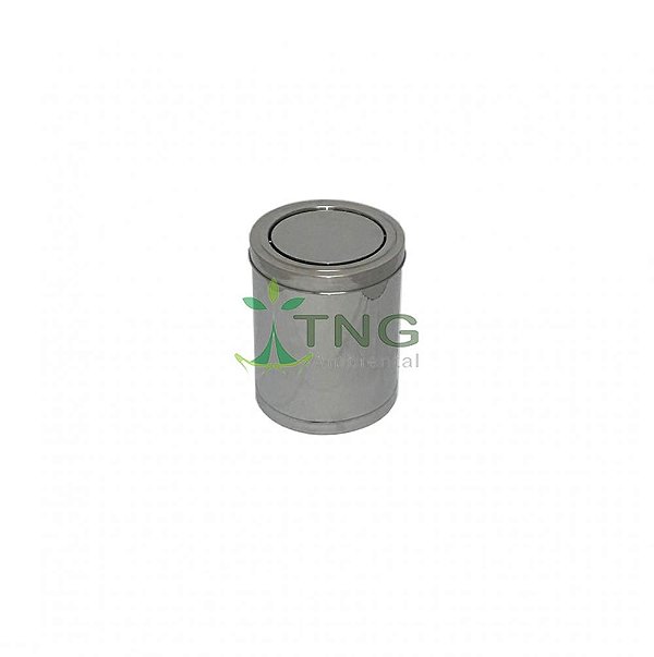 Lixeira 15 Litros Em Aço Inox Com Tampa Flip-Top