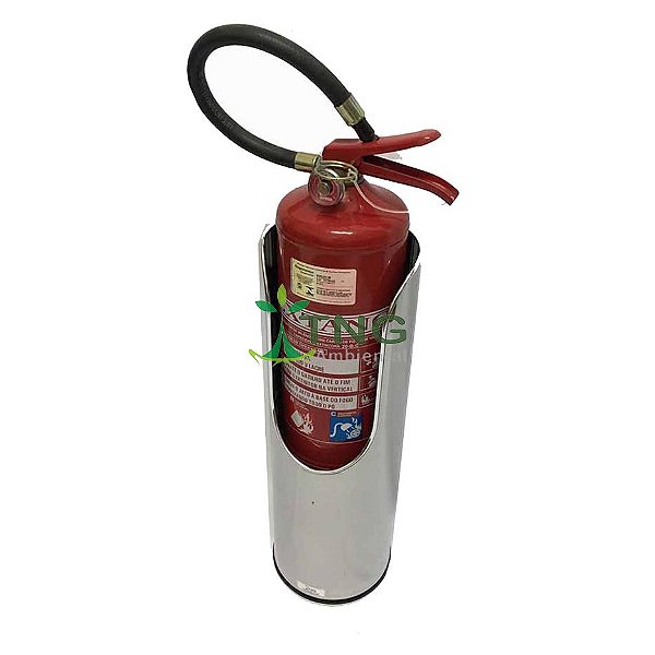 Porta Extintor Em Aço Inox Para Extintores de Co2 e Água