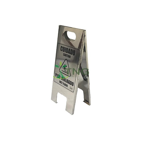Placa Sinalizadora Em Aço Inox