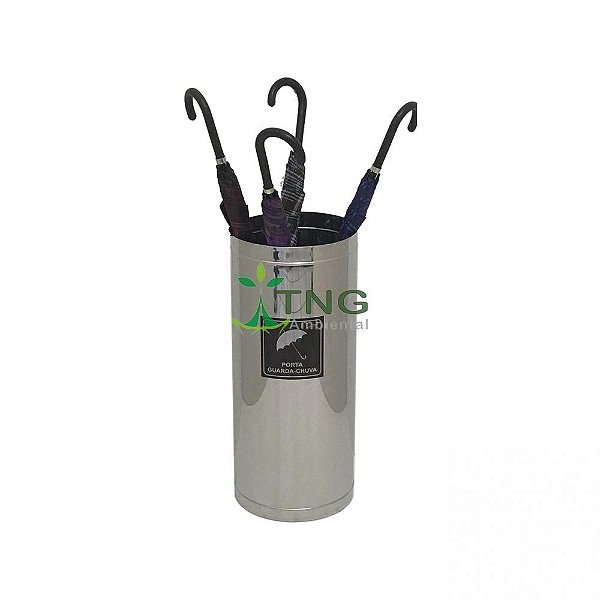 Porta Guarda-Chuva Em Aço Inox