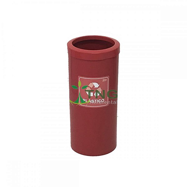 Lixeira 25 litros em plástico com aro