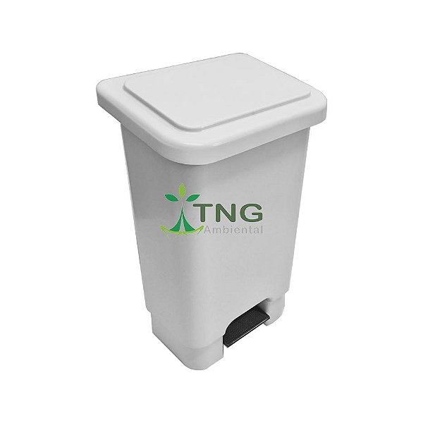 Lixeira 100 litros em plástico com pedal