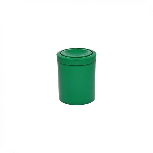 Lixeira 15 litros em plástico com tampa flip-top