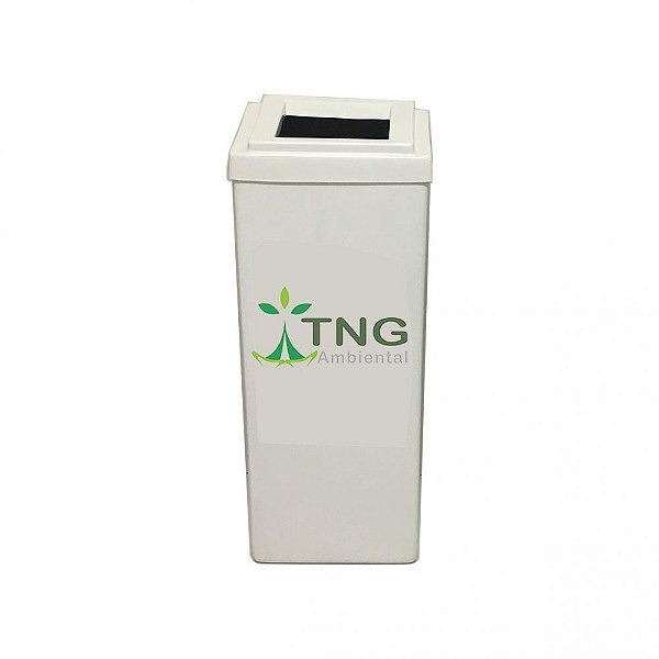 Lixeira 50 litros em fiberglass com aro