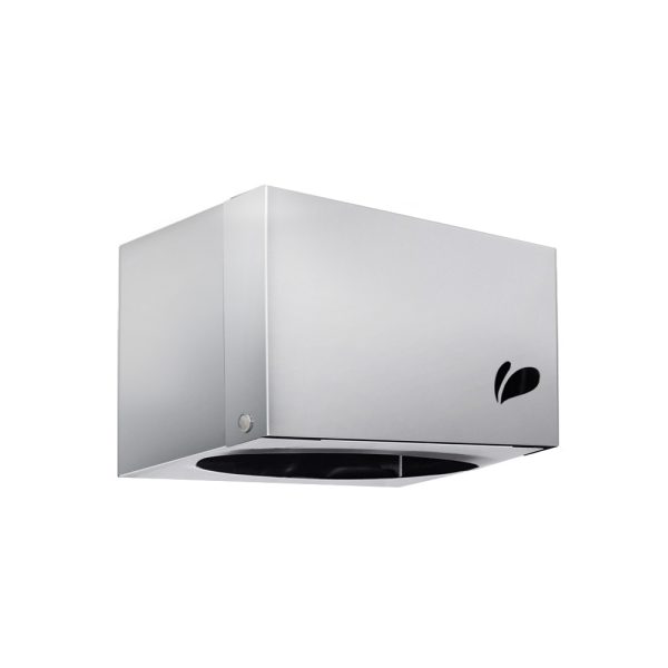 Mini Toalheiro Quadrado em aço inox polido