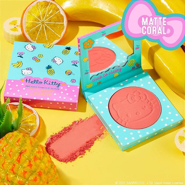 Blush Colourpop X Hello Kitty Aloha Honey Pressed Powder Blush