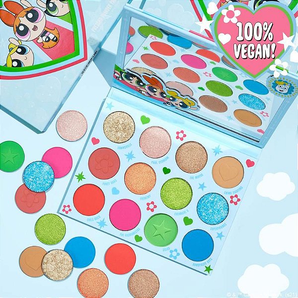 Paleta de Sombras Colourpop X PowerPuff Girls | Meninas Super Poderosas