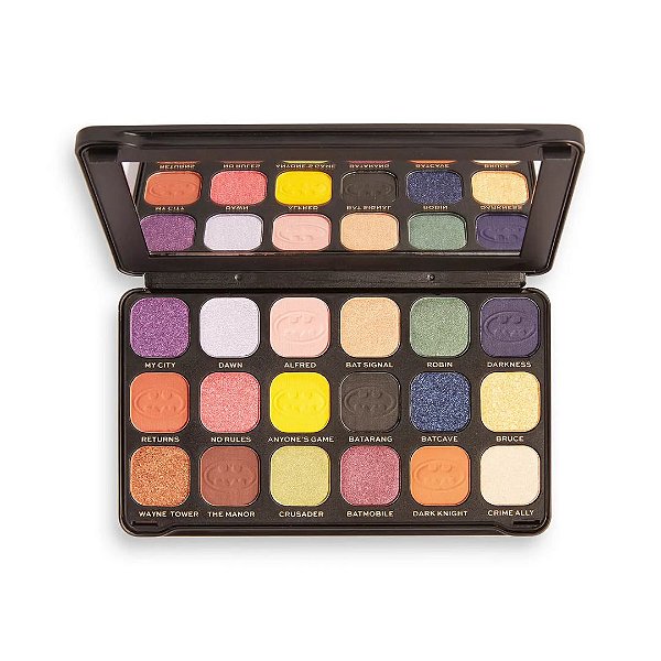 Revolution X Batman™ This City Needs Me Forever Flawless Palette | Paleta de Sombras Batman