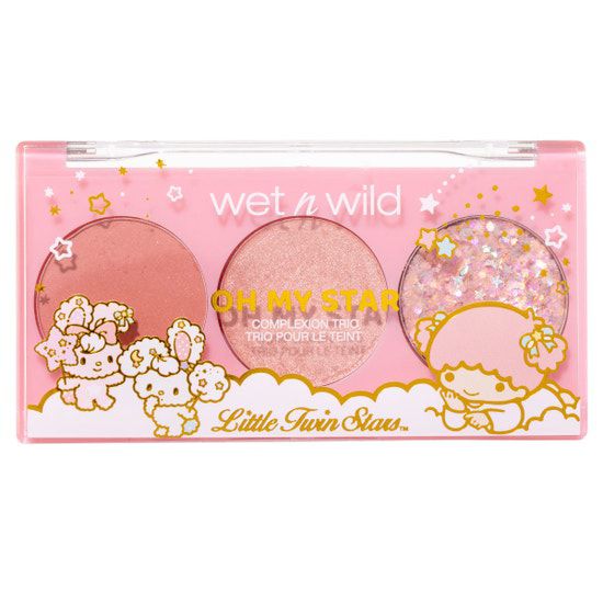 Wet N Wild Oh My Star Complexion Trio Shining Star | Trio Iluminador Blush e Glitter