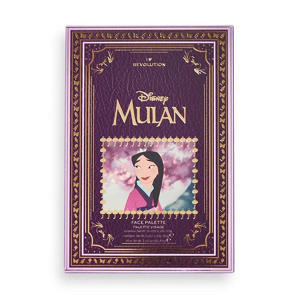 Revolution I Heart Revolution X Disney Fairytale Palette Mulan | Paleta de Sombras Mulan