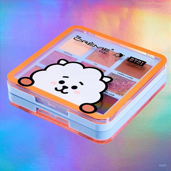The Crème Shop | BT21: THE RIGHT FLUFF Eyeshadow Palette - RJ | Paleta de Sombra