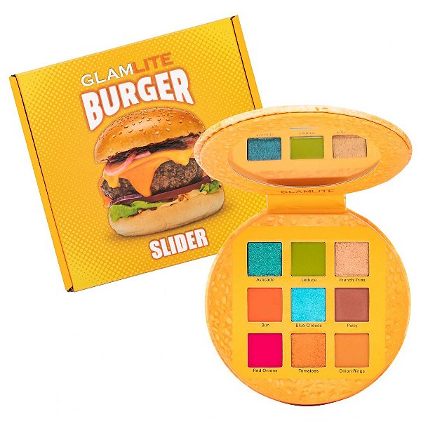 GLAMLITE BURGER SLIDER PALETTE | Paleta de Sombras