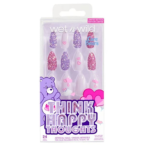 Wet N Wild CARE BEARS ARTIFICIAL NAILS | Unhas Postiças Ursinhos Carinhosos *Think Happy Thoughts