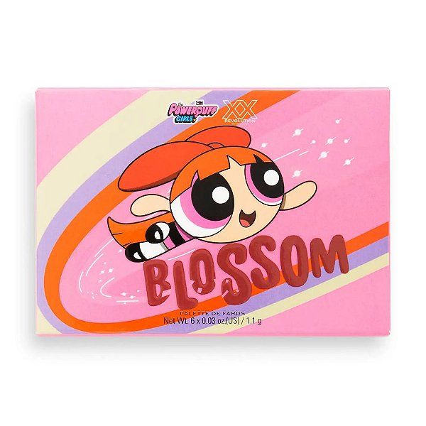 Revolution x Powerpuff Girls Blossom Power |Paleta de Sombras Florzinha Meninas Super Poderosas