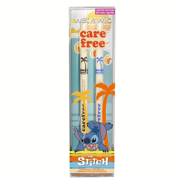 Wet N Wild CAREFREE WATERPROOF EYELINER SET | Kit Lápis Lilo e Stitch