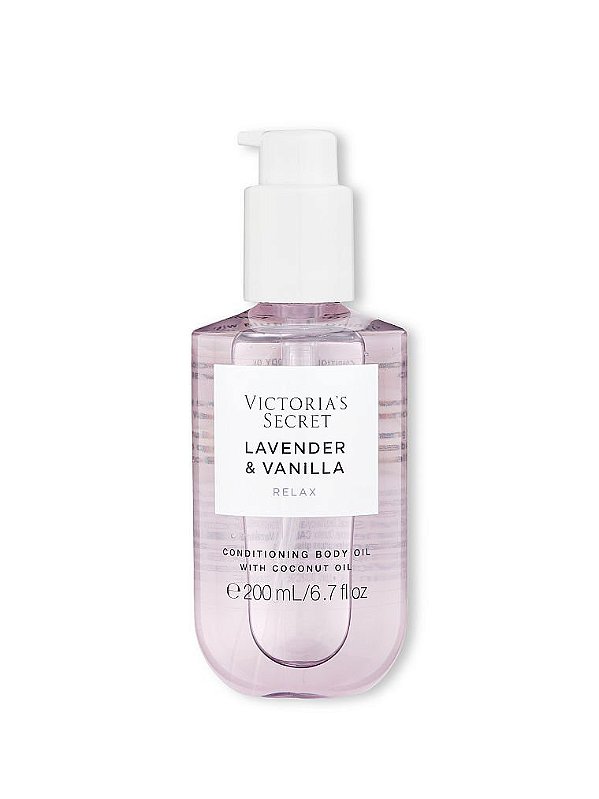 Oléo Corporal Victoria’s Secret BODY CARE Natural Beauty Conditioning Body Oil Lavender Vanilla