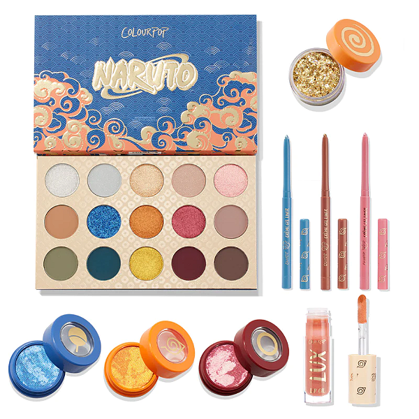 Coleção Completa Colourpop Naruto x Colourpop Collection Full