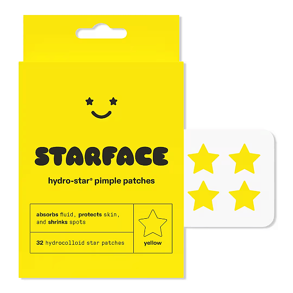 Refil Adesivo Hidrocolóide Starface Hydro-star refill 32 Hydrocolloid Patches | Yellow