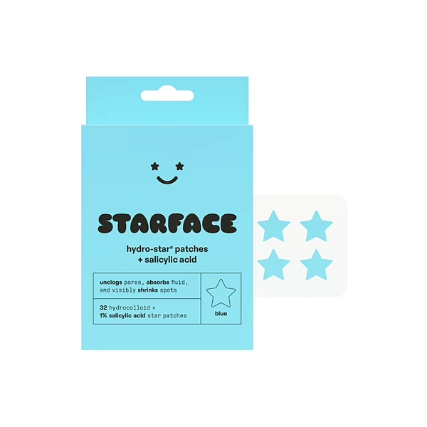 Refil Adesivo Hidrocolóide Starface Hydro-star refill 32 Hydrocolloid Patches with 1% Salicylic Acid | Blue