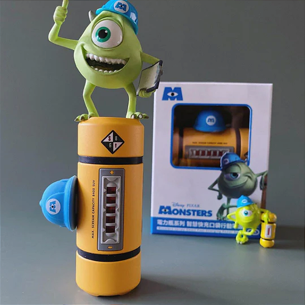 Carregador Portátil Fantasy Usb Disney Pixar Monsters Inc. Scream Canister Power Bank 5000mAh