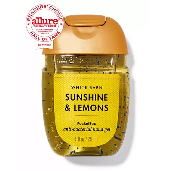 Higienizador de Mãos Bath And Body Works Sunshine & Lemons PocketBac Hand Sanitizer | Sunshine & Lemons