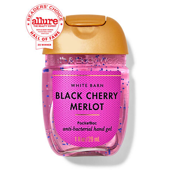 Higienizador de Mãos Bath And Body Works Black Cherry Merlot PocketBac Hand Sanitizer | Black Cherry Merlot