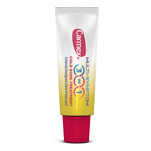 Tratamento para os Lábios Carmex Multi-Symptom 3-in-1 Cold Sore Treatment 2g