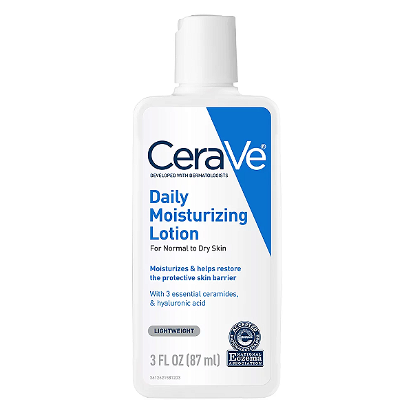 Mini Hidratante Corporal CeraVe Daily Moisturizing Lotion Travel Size Face Body & Hand 87ml