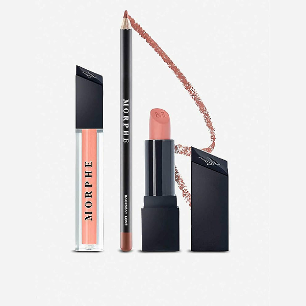 Trio Labial Morphe Out & a Pout 3 Pieces Set | Cor: Blushing Nude