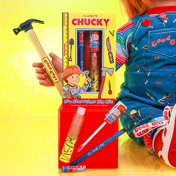 Kit Labial Glamlite Chucky "It´s Show Time" Lip Kit