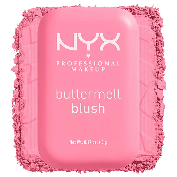 Blush em Pó Nyx ButterMelt Blush | Cor: Butta Together