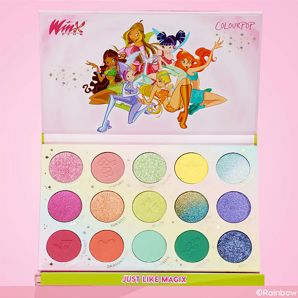 Paleta de Sombras Colourpop x Winx Club Just Like Magix Shadow Palette | Edição Limitada