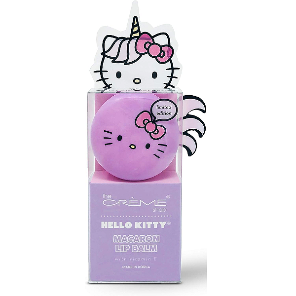 Lip Balm The Crème Shop Hello Kitty Unicorn Macaron Lip Balm | Cor: Rainbow Sorbet
