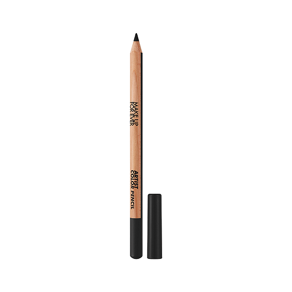 Lápis Multifuncional Make Up For Ever Artist Color Pencil Brow, Eye & Lip Liner | Cor: 100 Whatever Black