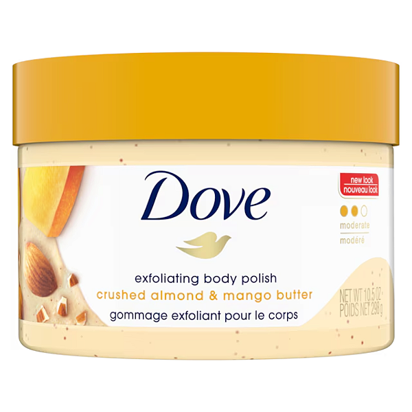 Esfoliante Dove Crushed Almond & Mango Butter Moderate Exfoliating Body Polish 340g