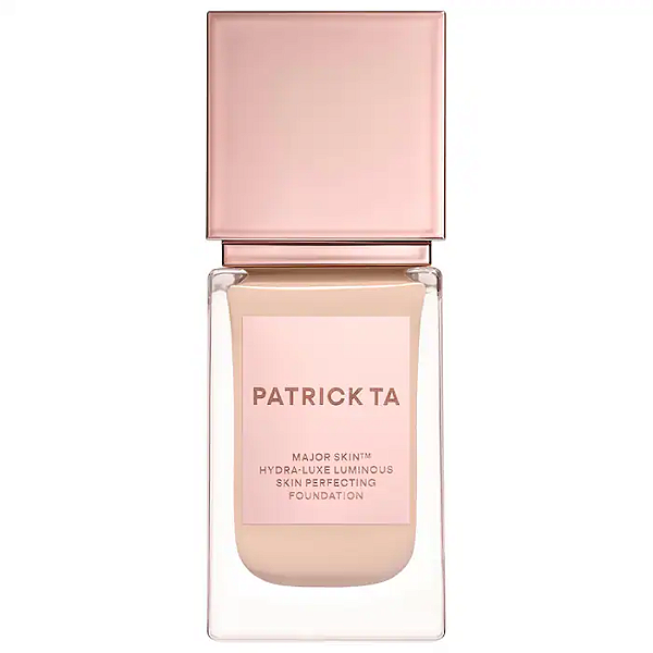 Base Líquida Patrick Ta Major Skin Hydra-Luxe Luminous Skin Perfecting Foundation For Natural Glow | Cor: 5 Golden Neutral