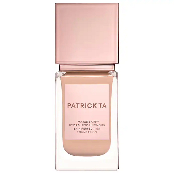 Base Líquida Patrick Ta Major Skin Hydra-Luxe Luminous Skin Perfecting Foundation For Natural Glow | Cor: 7 Peachy Neutral