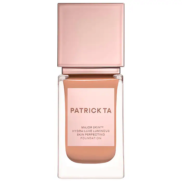 Base Líquida Patrick Ta Major Skin Hydra-Luxe Luminous Skin Perfecting Foundation For Natural Glow | Cor: 12 Peach