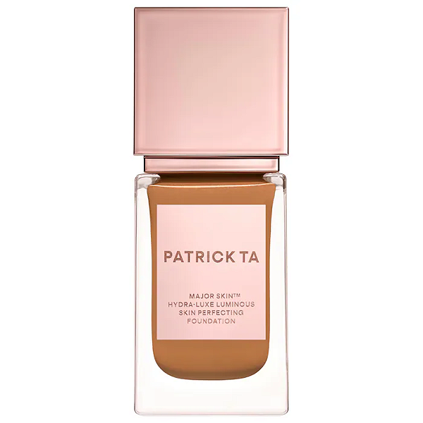 Base Líquida Patrick Ta Major Skin Hydra-Luxe Luminous Skin Perfecting Foundation For Natural Glow | Cor: 18 Golden Neutral