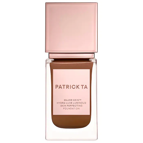 Base Líquida Patrick Ta Major Skin Hydra-Luxe Luminous Skin Perfecting Foundation For Natural Glow | Cor: 25 Golden Olive