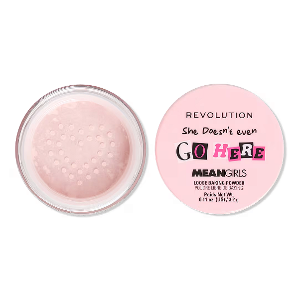 Pó Facial Revolution X Mean Girls Cherry Pink Loose Powder | Edição Limitada