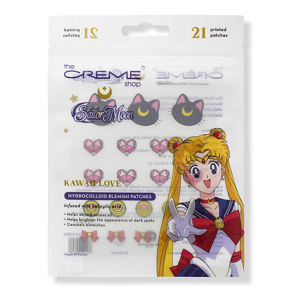 Adesivos Hidrocolóides The Crème Shop X Sailor Moon Kawaii Love Blemish Patches