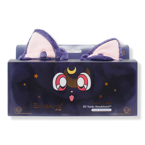 Faixa para Cabelo The Crème Shop X Sailor Moon 3D Teddy Headyband Luna