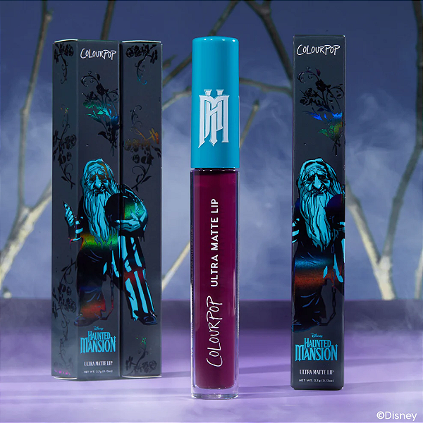 Batom Matte Colourpop x Haunted Mansion Ultra Matte Lip | Cor: Hitch a Ride