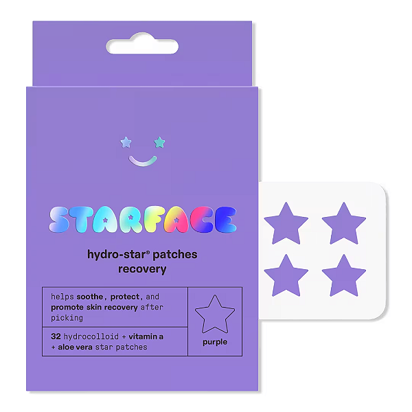 Refil Adesivo Hidrocolóide Recuperador Starface Hydro-star recovery refill 32 Hydrocolloid Patches | Purple