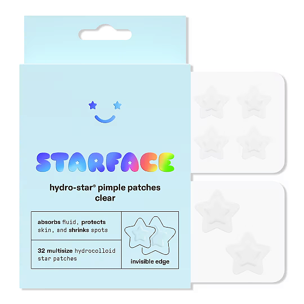 Refil Adesivo Hidrocolóide Starface Hydro-star refill 32 Hydrocolloid Patches | Transparente - Clear