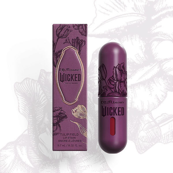 Batom Tint R.e.m Beauty X Wicked Tulip Field Lip Stain - Cor: Munchkin Musk | EDIÇÃO LIMITADA